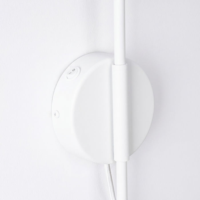 SOLLUX SL.2491 Aplique de pared NOX 1 blanco con interruptor