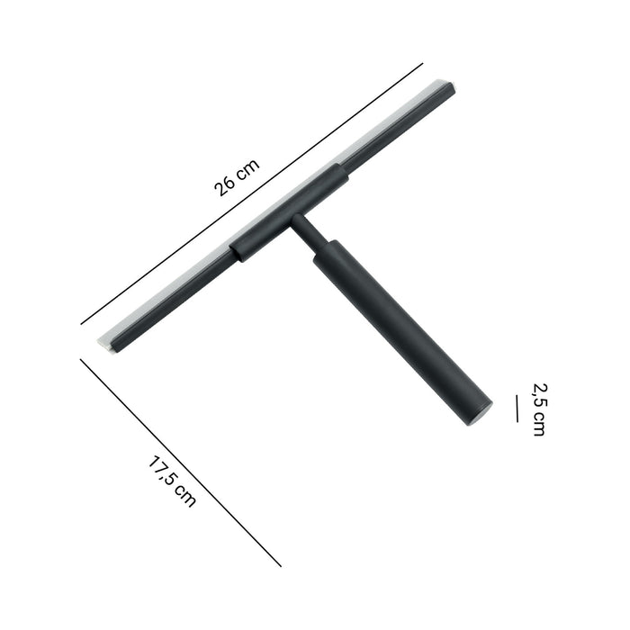 GEDY 56411400000 THOR Limpacristales Negro Mate