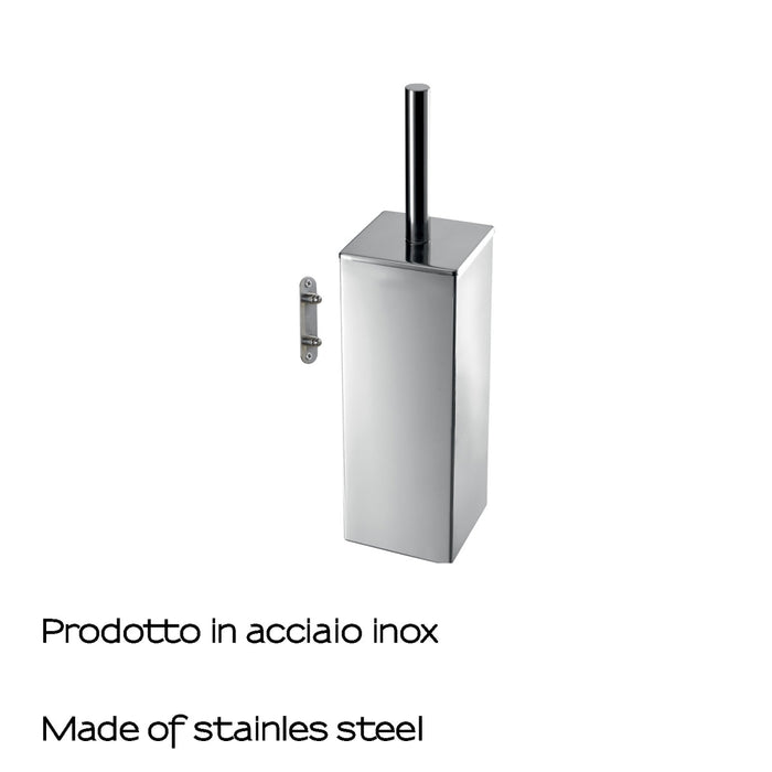 GEDY 44340313200 TESEO Escobillero De Pared Cromo