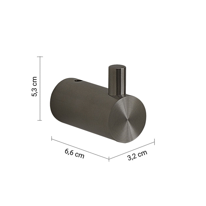 GEDY AN268100100 ANDE Percha gun metal