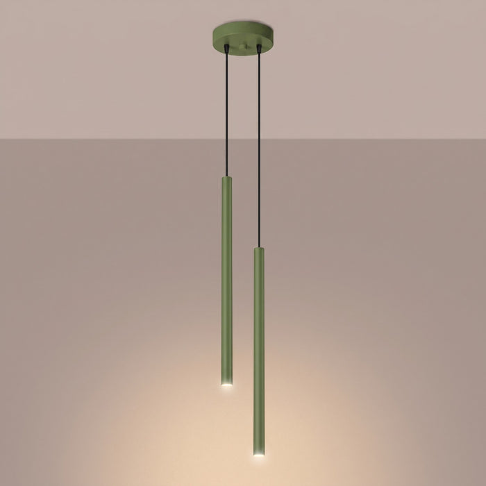SOLLUX SL.2134 Lámpara colgante PASTELO 2 salvia
