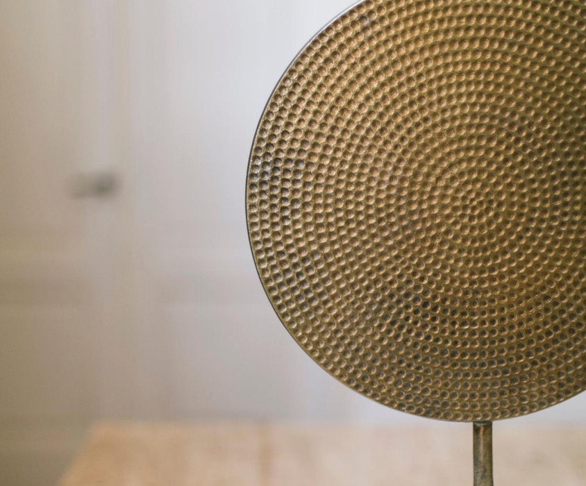 ANDREA HOUSE AX70224 Estatua Aluminio Calypso 36x10x46 CM