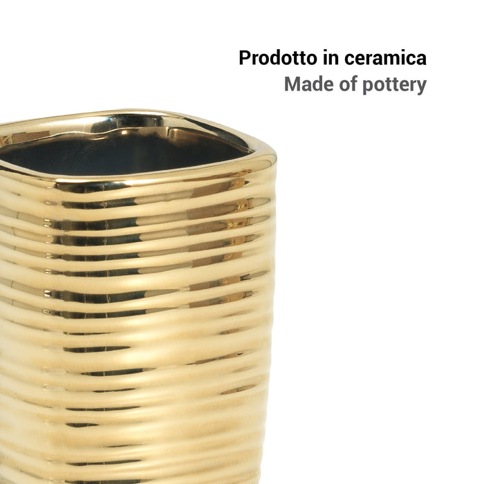 GEDY KY988700000 KELLY Gold Toothbrush Holder