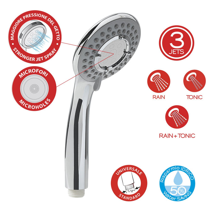 GEDY GYHS1040330 TOP Shower Head 1 Jet 03