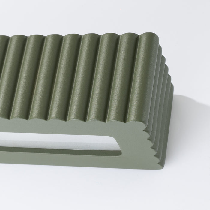 SOLLUX SL.1888 Aplique de cerámica RIGATA verde oliva verde oliva