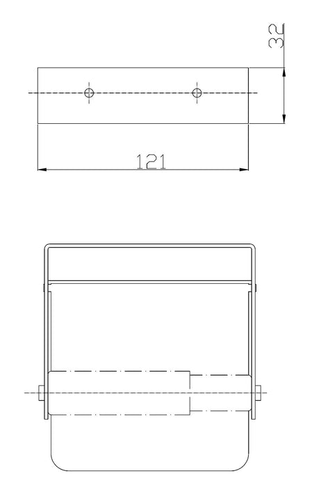 MEDICLINICS AC0967C Dispensador de Papel Higiénico Latón Cromo Brillo
