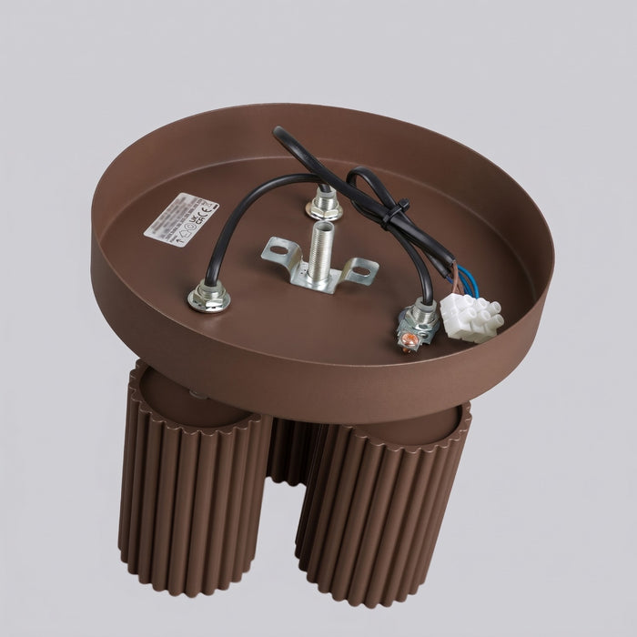 SOLLUX SL.2374 Plafón KARBON 3P marrón