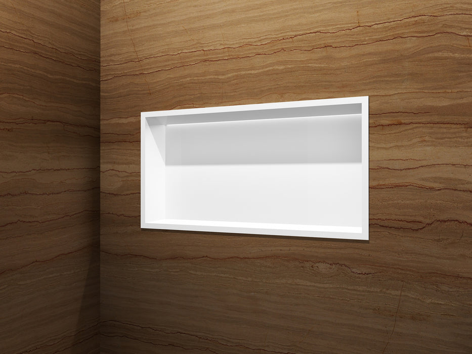 MEDIMEX HOR005/BL OCEANIC Hornacina Con Led 63x33 Blanco Mate