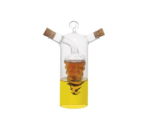 ANDREA HOUSE MS24553 Aceitera Vinagrera Vidrio/Corcho