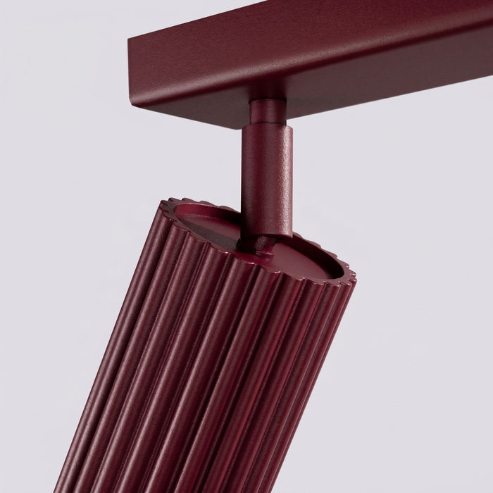 SOLLUX SL.1924 Plafón KARBON 4L burdeos