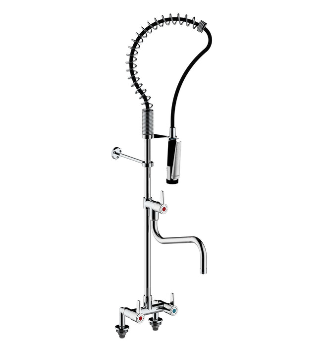 PRESTO 70828 Columna industrial mezcladora bimando Cromo