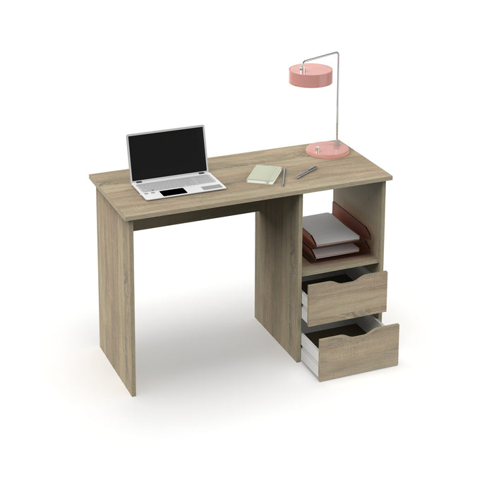 MUEBLES PITARCH Mesa Despacho 2c Eko Roble Cambrian