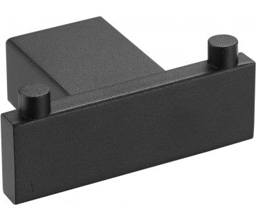 MEDICLINICS AI2418B HARMONÍA Percha de Baño Negra Mate