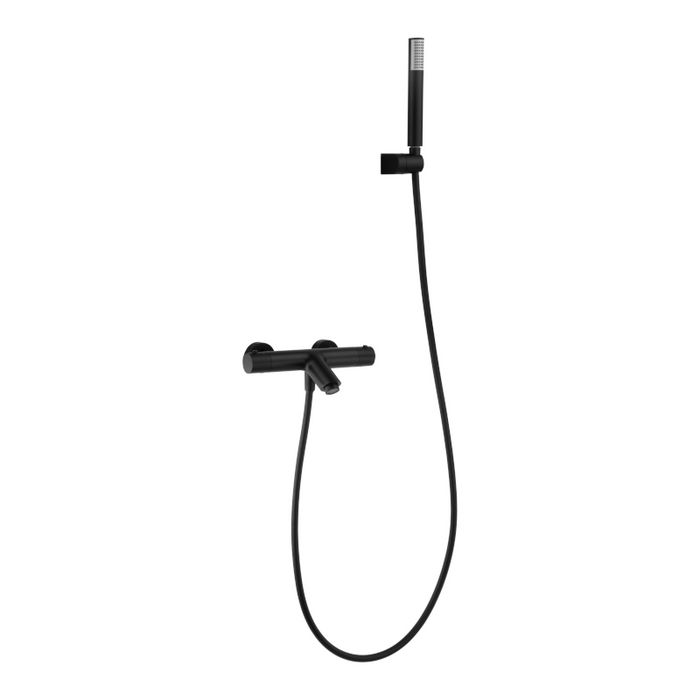 IMEX BTM039-4NG MONZA Grifo Termostatico Baño/Ducha Negro Mate