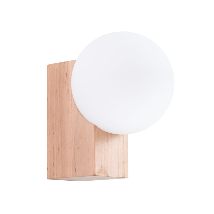 SOLLUX SL.1682 Aplique BULBO madera natural madera natural/blanco