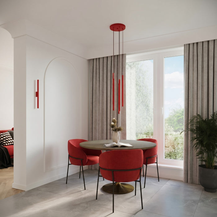 SOLLUX SL.2144 Aplique de pared PASTELO 2 rojo