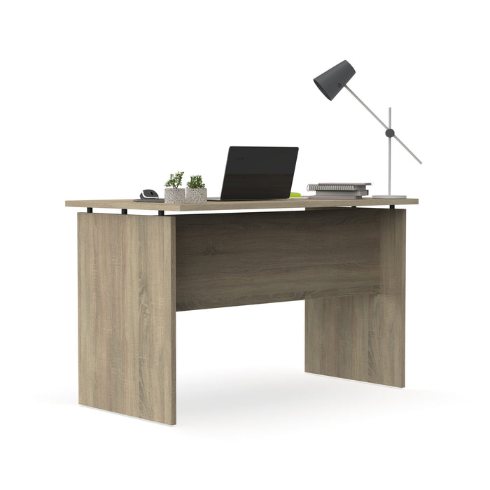 MUEBLES PITARCH Mesa Despacho Teide Roble Cambrian/pivote negro