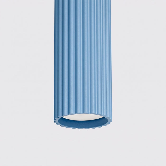 SOLLUX SL.2337 Lámpara colgante KARBON 1 azur