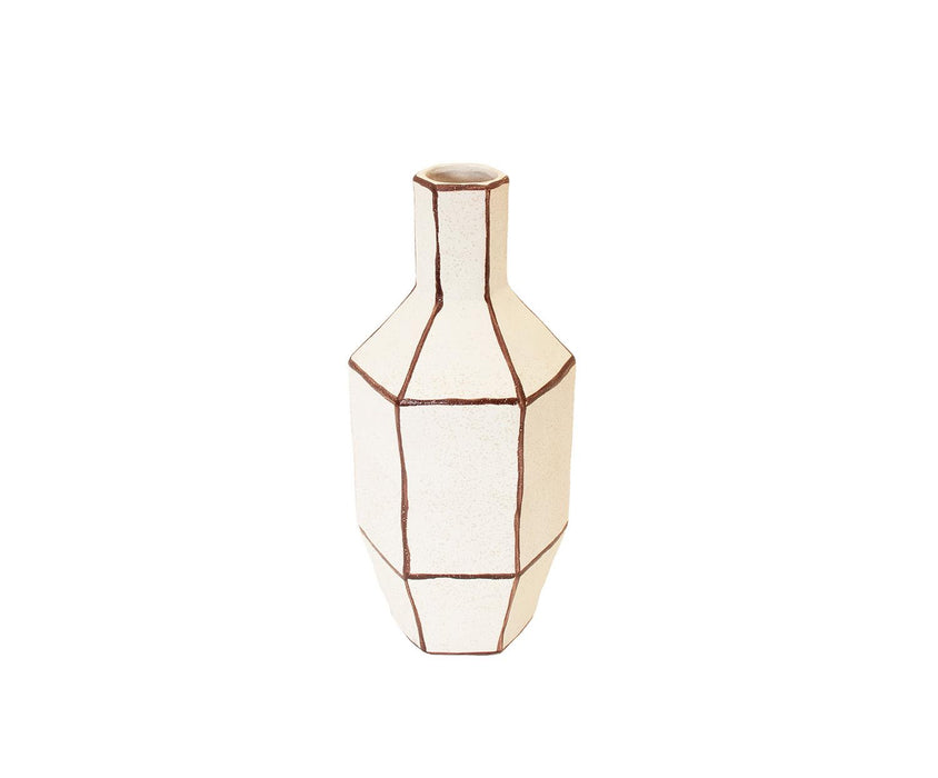 ANDREA HOUSE AX76155 Jarrón Cerámica Sabi 17X15,5X43Cm