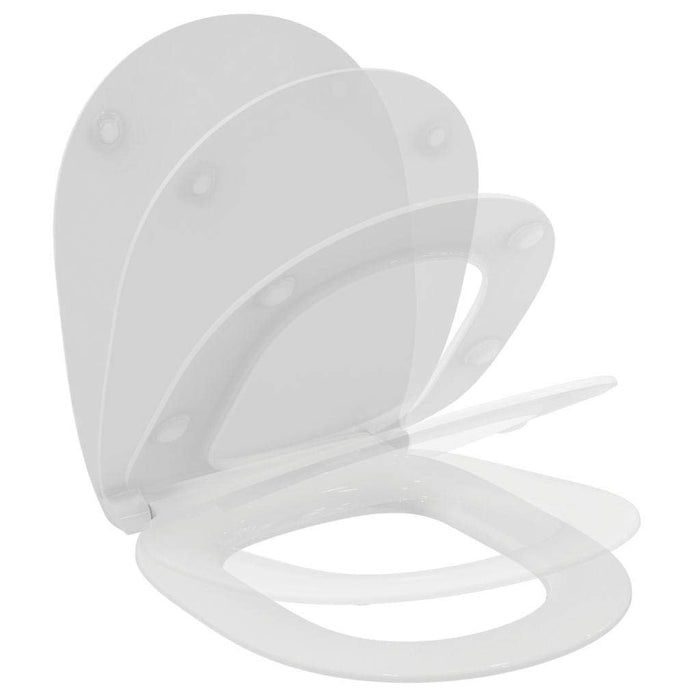 IDEAL STANDARD E772401 CONNECT Tapa Asiento Ultrafino Caída Amortiguada Blanco