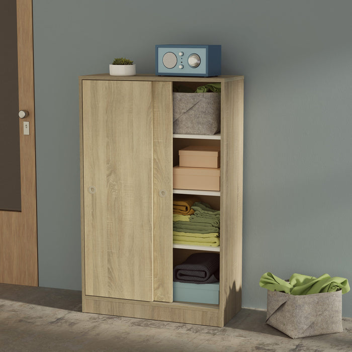 MUEBLES PITARCH Multipurpose Low Sliding Doors Cambrian Oak