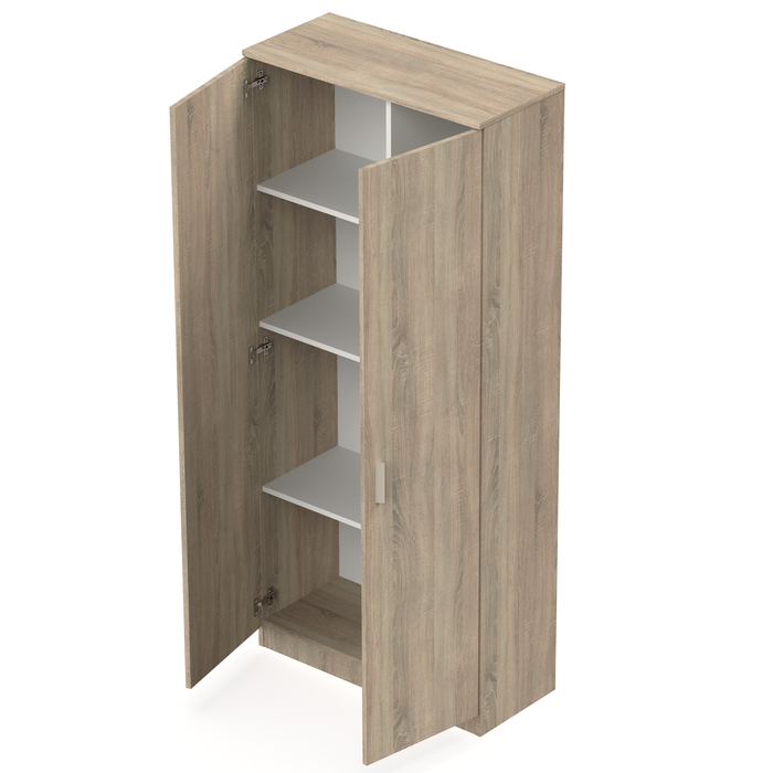 MUEBLES PITARCH Multipurpose Closet Broom Cabinet Cambrian Oak