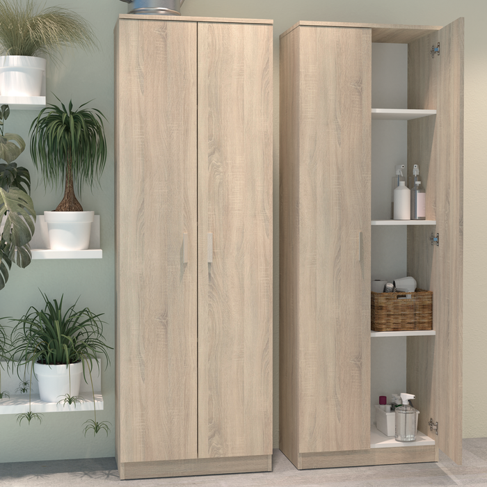 PITARCH FURNITURE 2 Door Multipurpose Cabinet Cambrian Oak