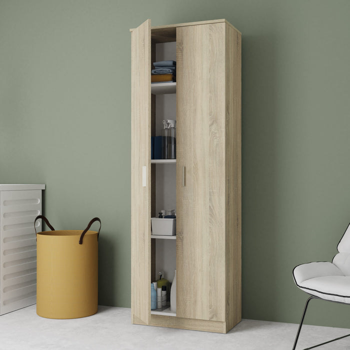 MUEBLES PITARCH Multipurpose Cabinet 2 Door Cambrian Oak