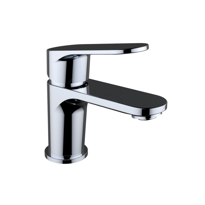 CLEVER 61370 VOGUE ELEGANCE Single-lever Basin Faucet 75mm 5l/min with Drain Valve quick-clac Synthetic Cold Opening