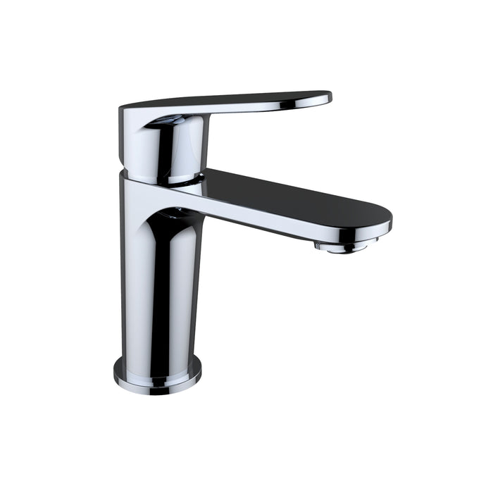 CLEVER 61372 VOGUE ELEGANCE Single-lever Basin Faucet 105mm 5l/min with Drain Valve quick-clac Synthetic Cold Opening