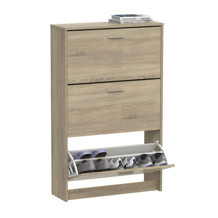 MUEBLES PITARCH Zapatero 3 Puertas Tibet Roble Cambrian