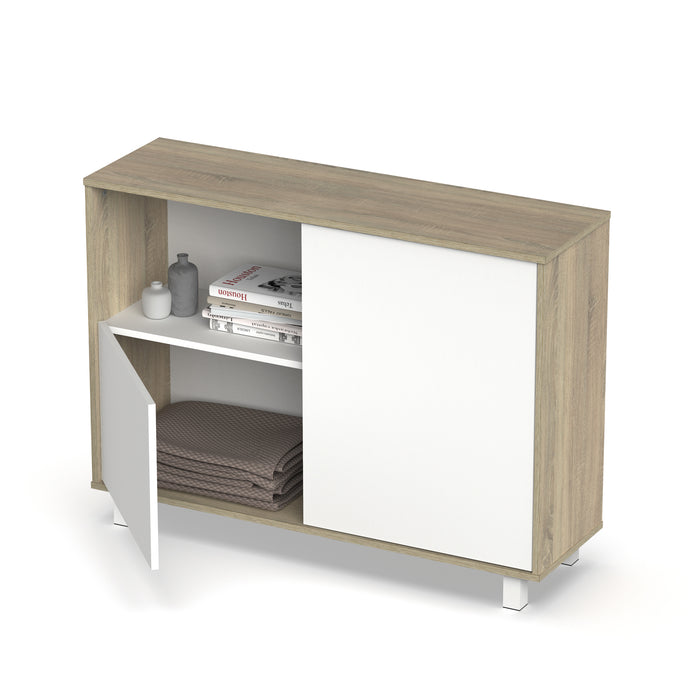 MUEBLES PITARCH Aparador Tibet Roble Cambrian/Blanco