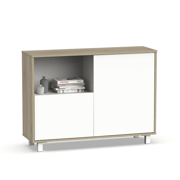 MUEBLES PITARCH Aparador Tibet Roble Cambrian/Blanco