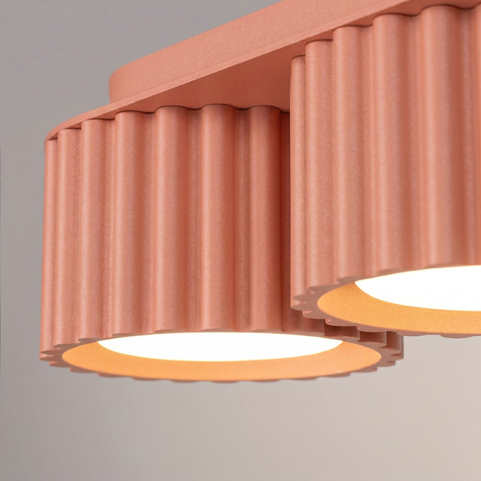 SOLLUX SL.2637 Plafón AURA 3 melocotón Gx53