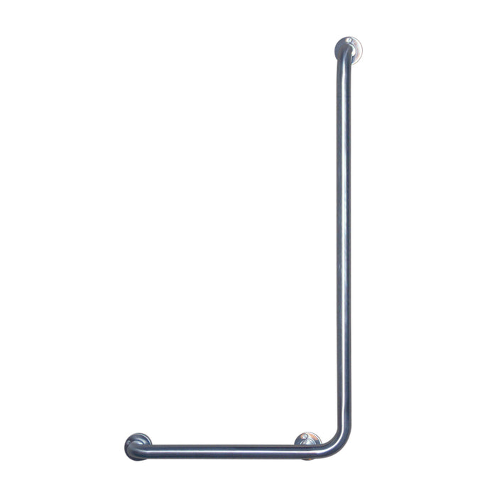 PRESTO 78163 Barra de apoyo ángulo larga izquierda Inox