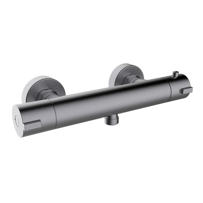 CLEVER 61954 UP! URBAN Thermostatic Shower Tap Gunmetal Brushed Color