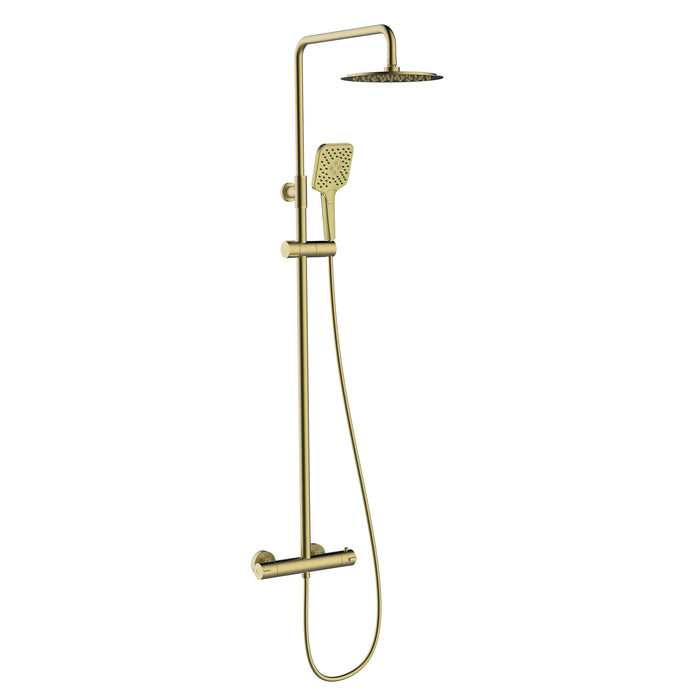 CLEVER 61959 UP! URBAN Thermostatic Shower Tap Brushed Gold Color