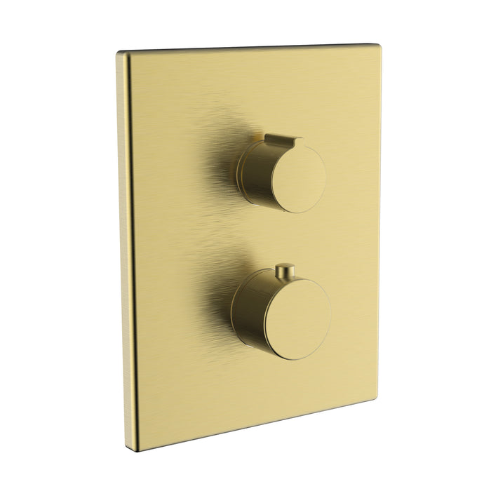 CLEVER 61961 UP! URBAN Built-in Thermostatic Shower Tap Brushed Gold Color