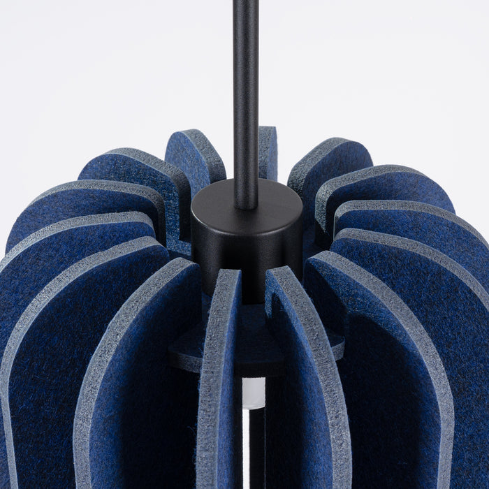 SOLLUX SL.1859 Lámpara colgante MULA 27 azul marino azul marino/negro