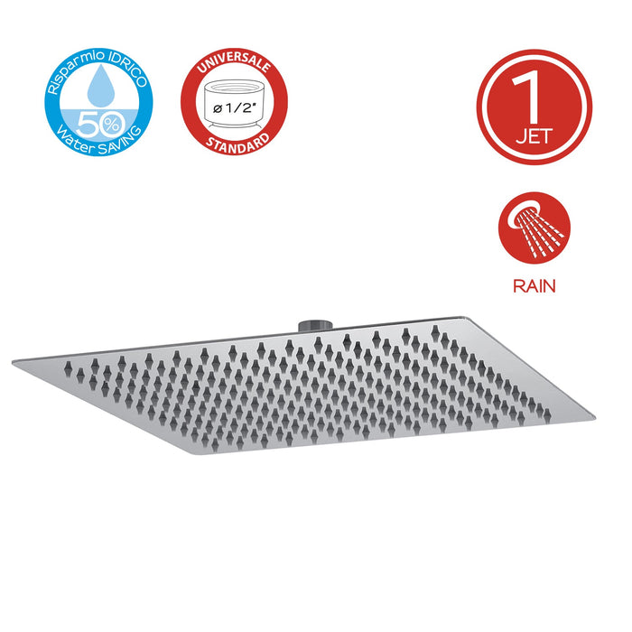 GEDY GYSH1030360 TECH Rociador De Ducha 1 Jet