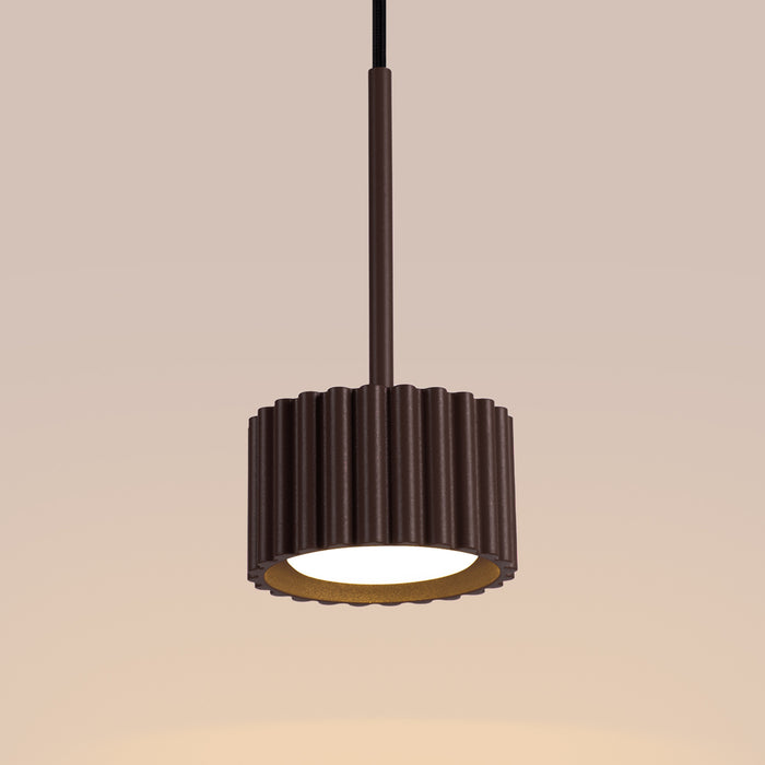 SOLLUX SL.2690 Lámpara colgante AURA 1 marrón Gx53
