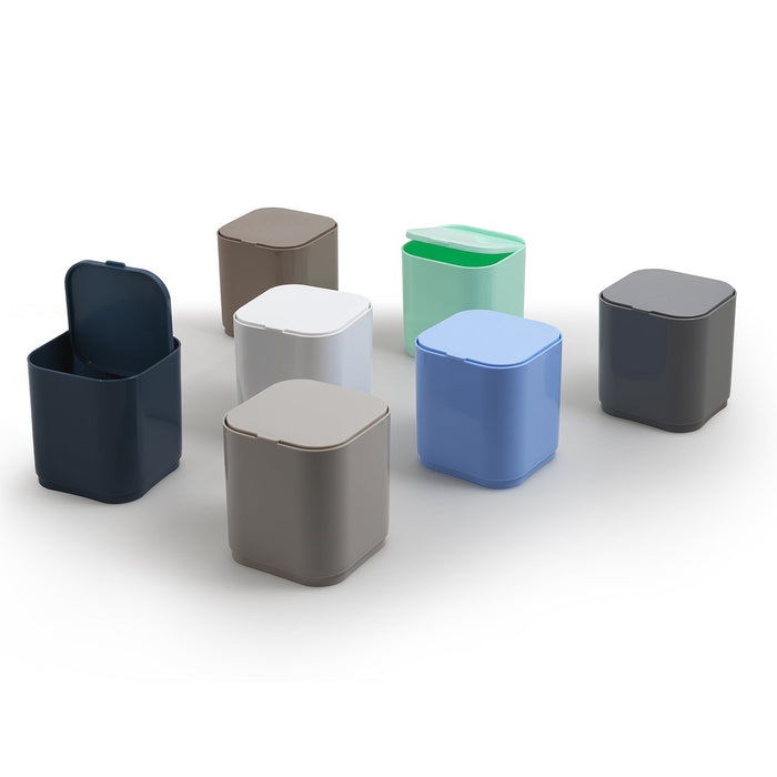 GEDY 63085200300 SEVENTY Papelera De Mesa con Tapa Tórtora