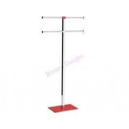 GEDY RA310600000 Rainbow Steel Red Free-Standing Towel Rack