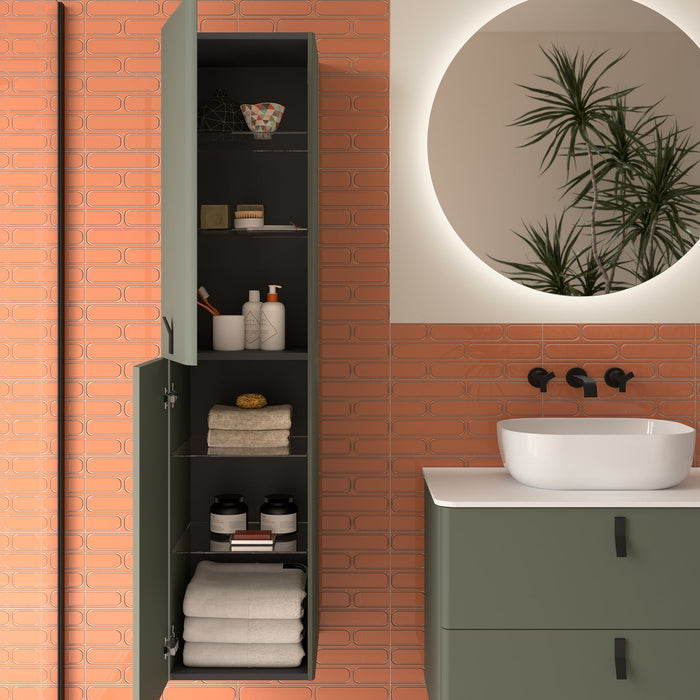 SALGAR 116141 UNIIQ Pilar 2 Puertas Color Verde Bosque