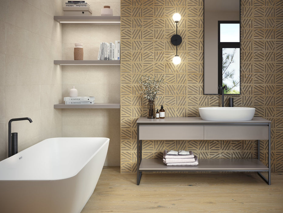 APE A037881 BURLINGTON Cumbrian Taupe Rect 30X90