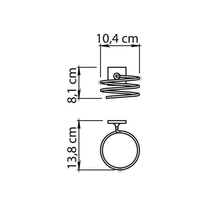 GEDY FJ553800000 FUJI Soporte Secador Cepillado
