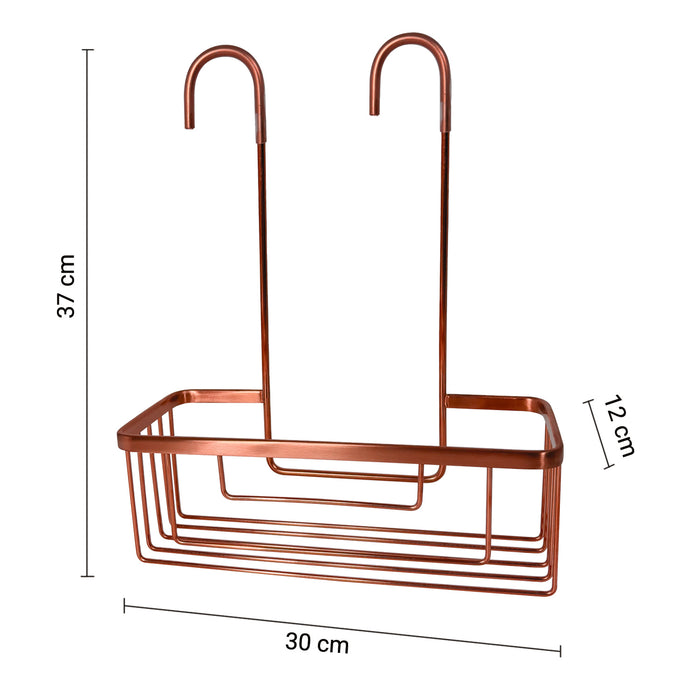 GEDY 24898200000 OTTAVIANO Porta objetos colgable para grifería oro rosa
