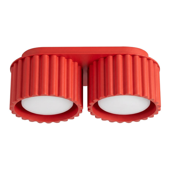 SOLLUX SL.2422 Plafón AURA 2 rojo Gx53