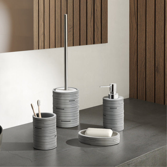 GEDY HE980800000 HELEN Portacepillos Gris