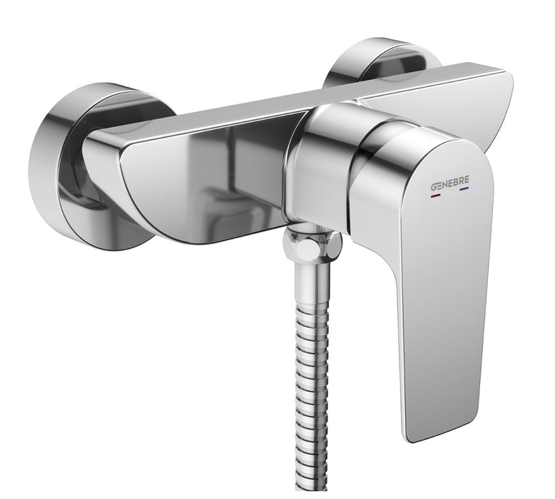 GENEBRE 64110 32 45 66 KORAL Single-lever Shower Tap with Shower Equipment